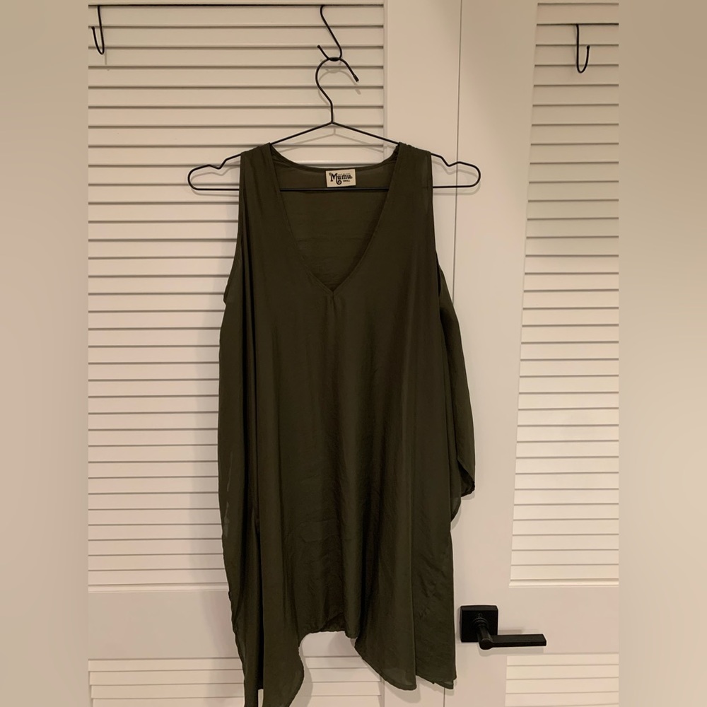 Show Me Your Mumu - Green - Dress - Kimono Shoulder - Small